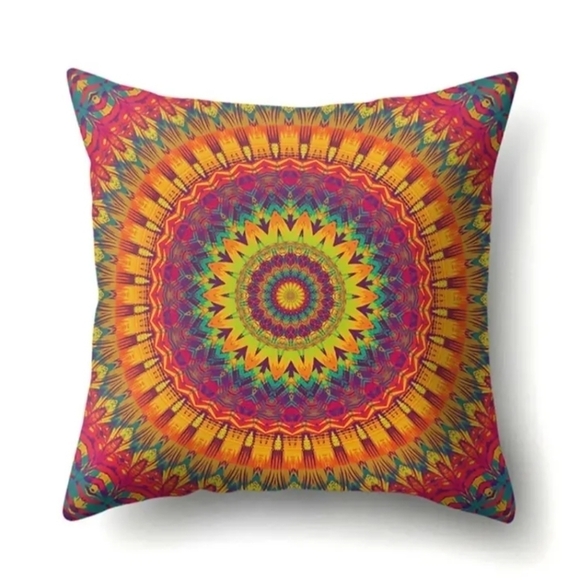 Nwt multi colored decorative pillow case - Picture 1 of 2